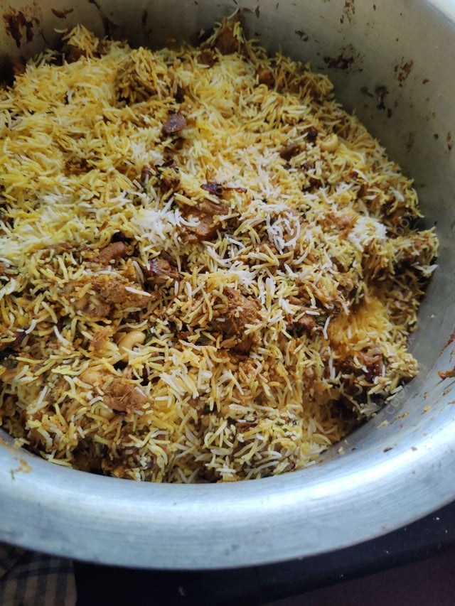 Delicious Mutton Biryani prepared by COOX