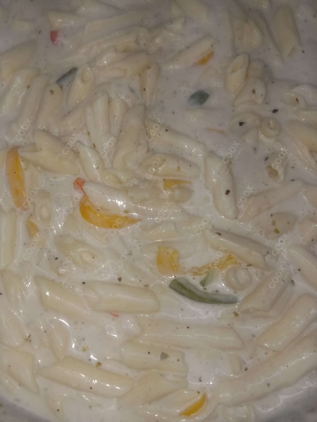 Delicious Pasta in White Sauce prepared by COOX