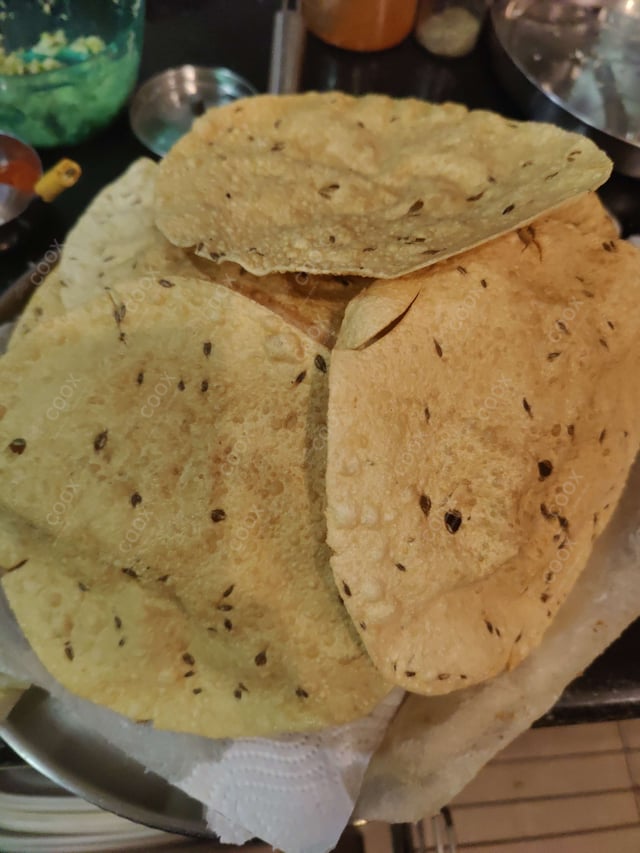 Delicious Salad, Papad prepared by COOX