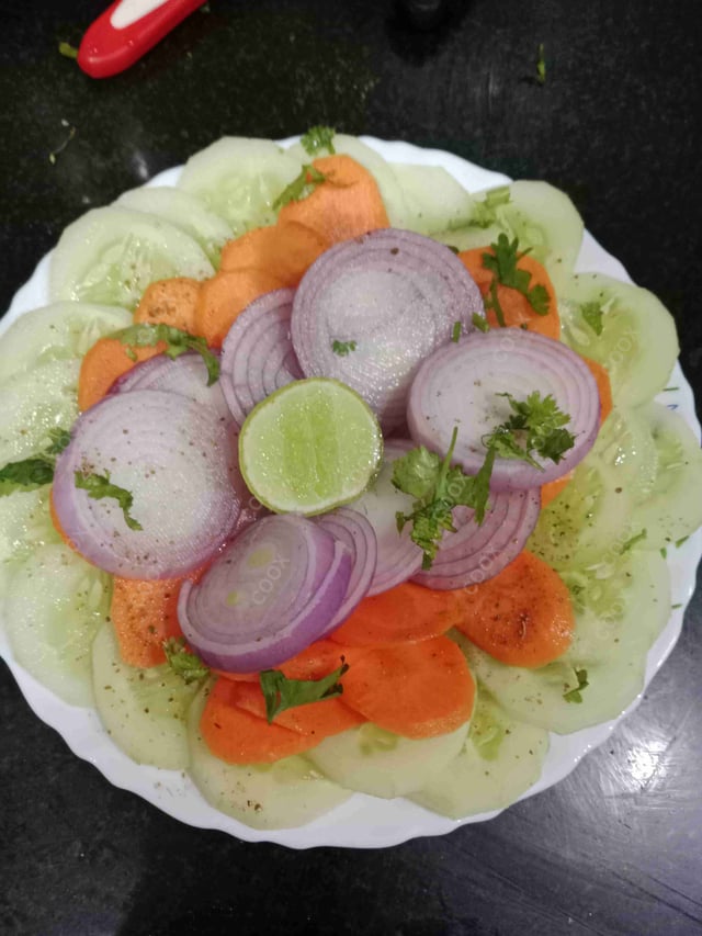 Delicious Salad, Papad prepared by COOX