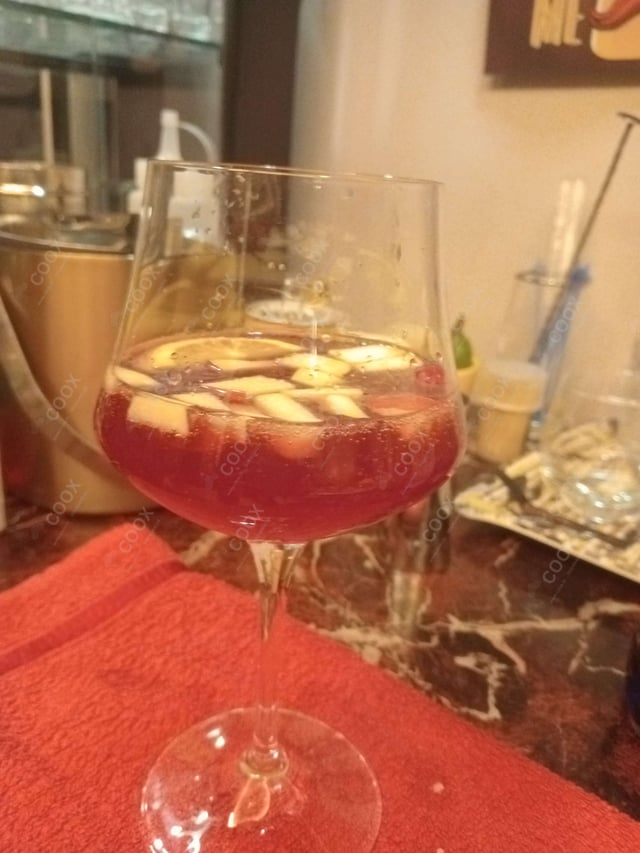 Delicious Red Wine Sangria  prepared by COOX