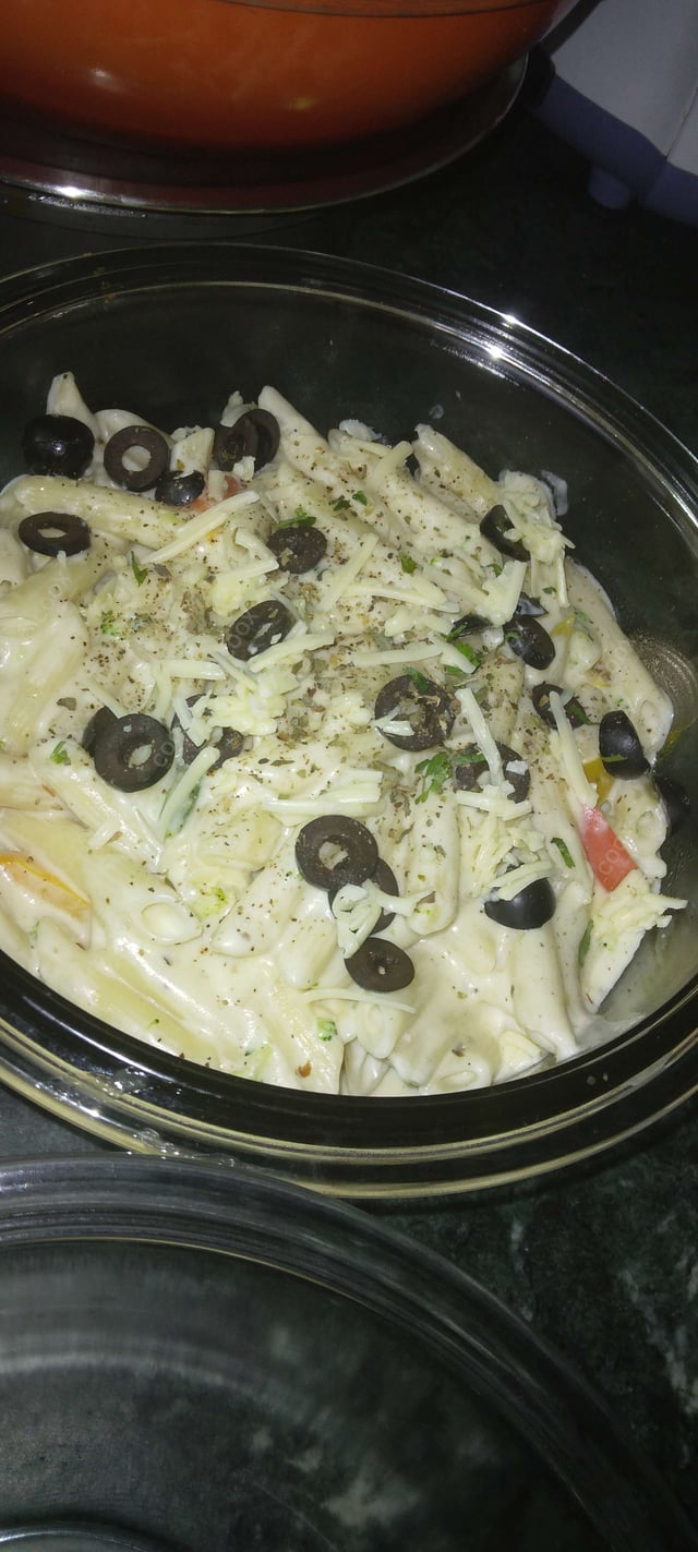 Delicious Pasta in White Sauce prepared by COOX