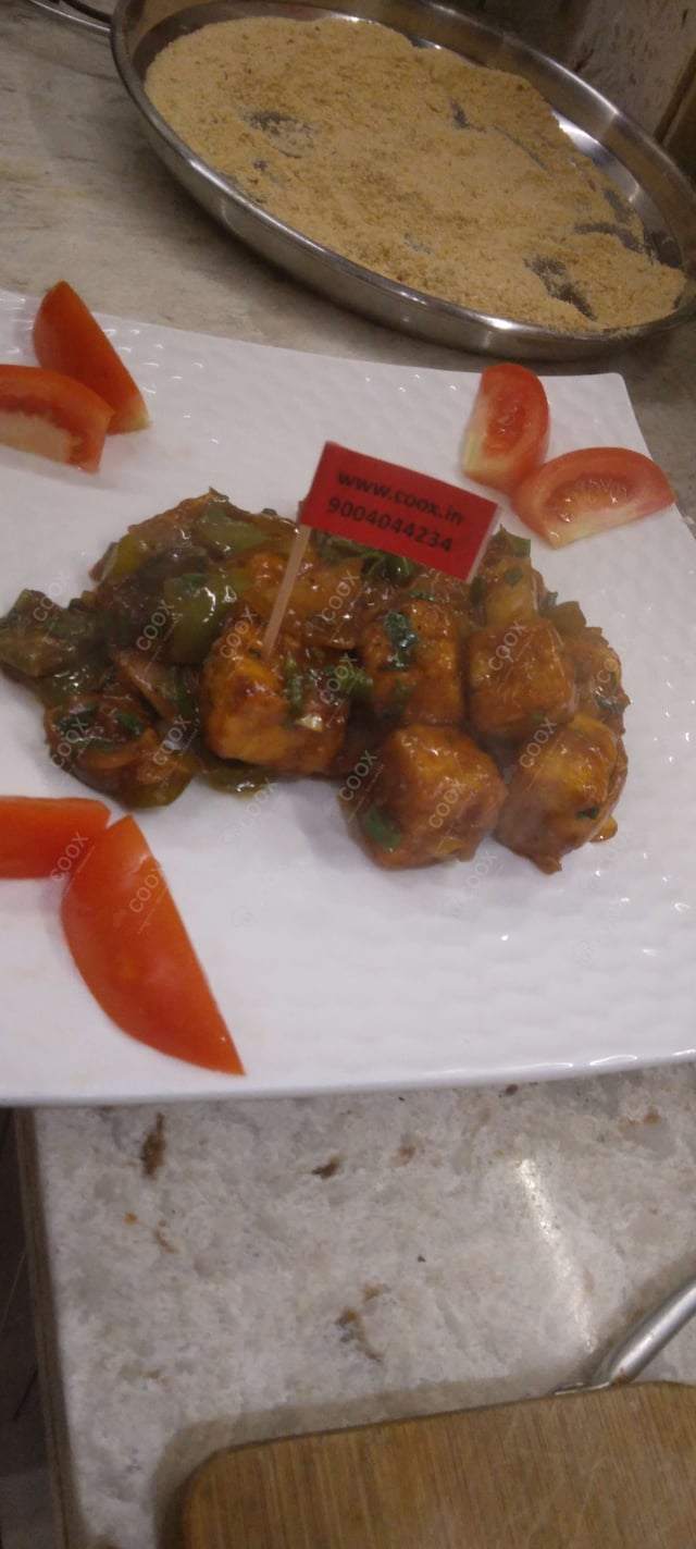 Delicious Chilly Paneer (Dry) prepared by COOX