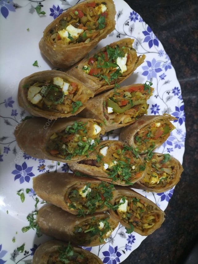 Delicious Veg Kathi Rolls prepared by COOX