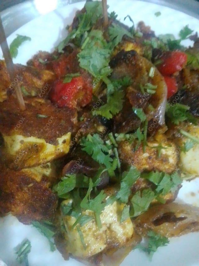 Delicious Paneer Shashlik prepared by COOX