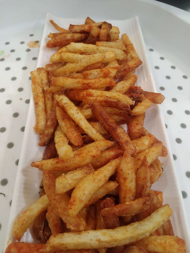 Delicious Peri Peri Fries prepared by COOX