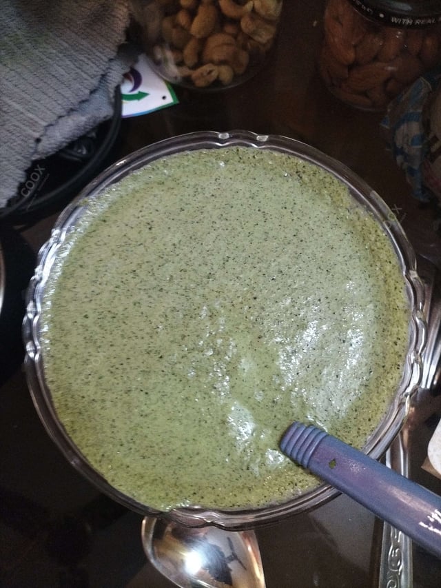 Delicious Green Chutney prepared by COOX