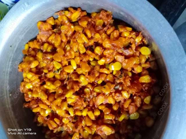 Delicious Corn Chaat prepared by COOX