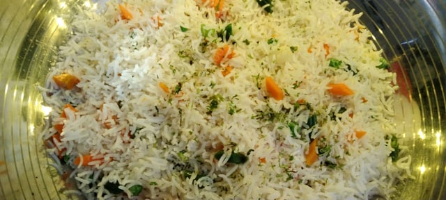 Delicious Veg Pulao prepared by COOX