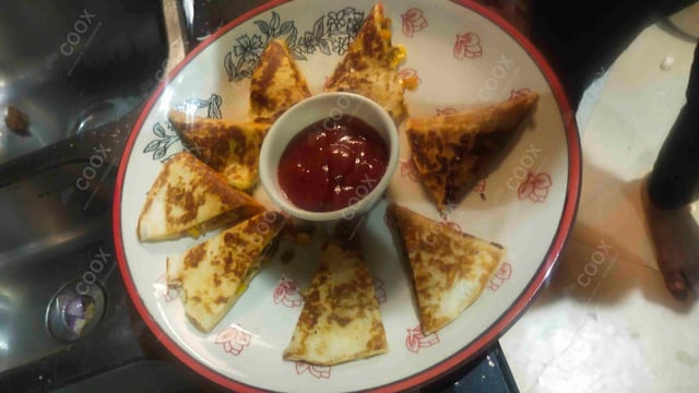 Delicious Veg Quesadillas prepared by COOX