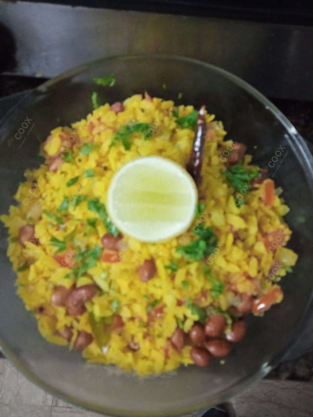 Delicious Poha prepared by COOX