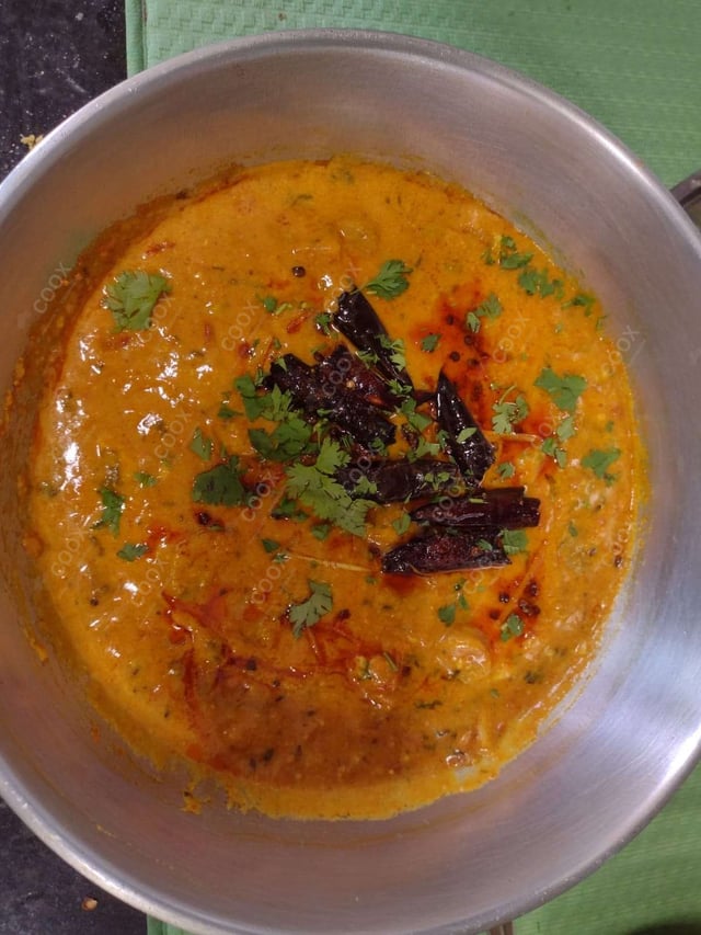 Delicious Gatte ki Sabzi prepared by COOX