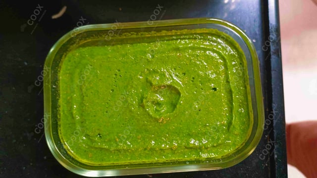 Delicious Green Chutney prepared by COOX