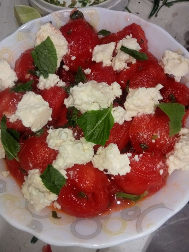 Delicious Watermelon Feta Salad prepared by COOX