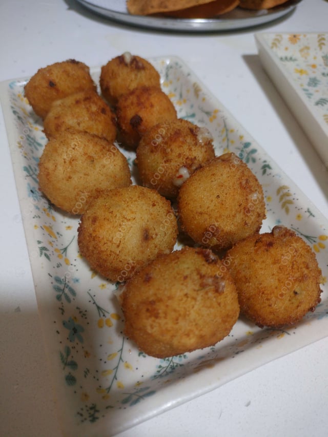 Delicious Fried Cheese Balls prepared by COOX