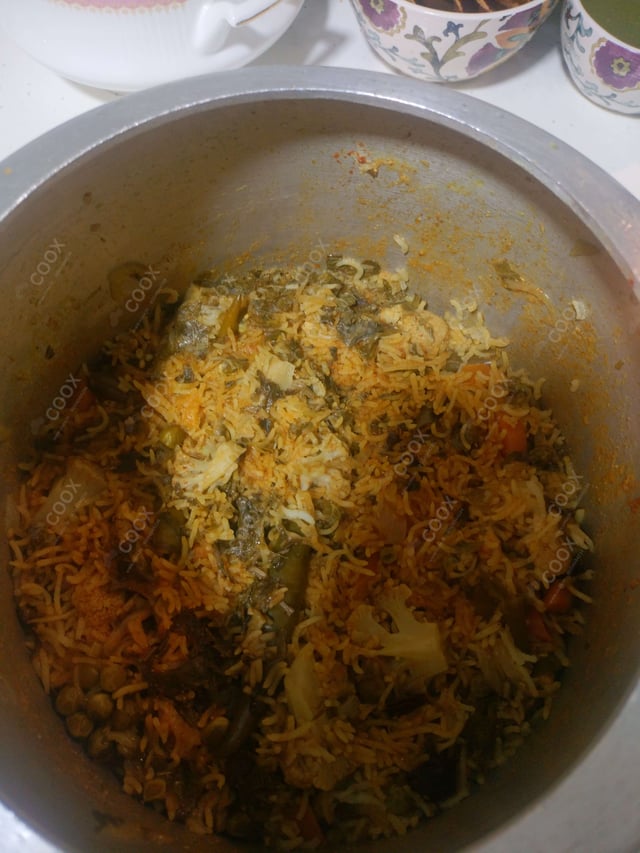 Delicious Veg Pulao prepared by COOX