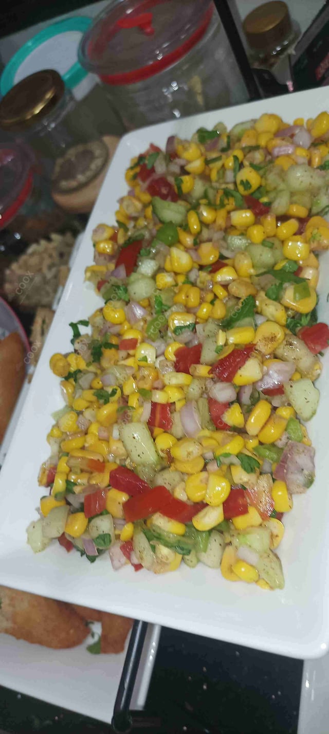 Delicious Corn Chaat prepared by COOX