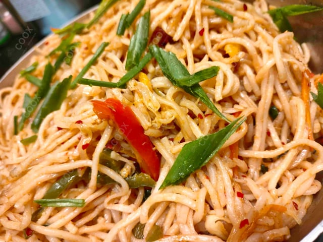 Delicious Chilli Garlic Noodles prepared by COOX