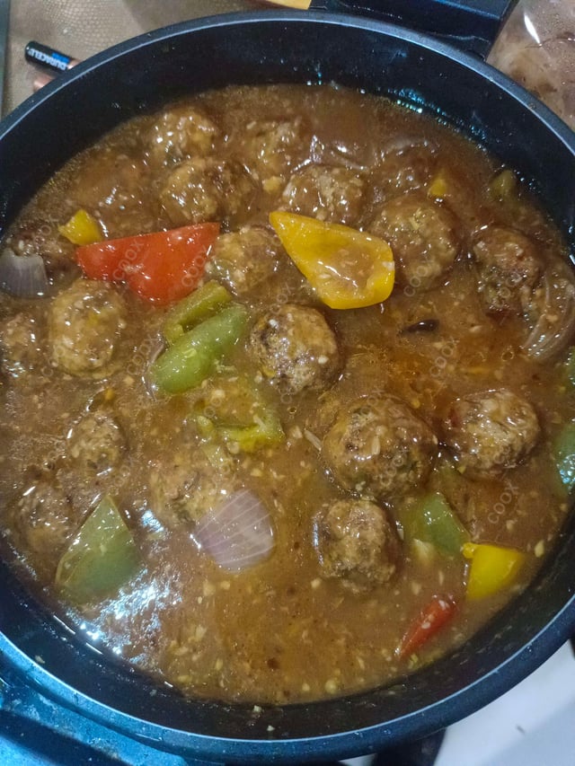 Delicious Veg Manchurian (Gravy) prepared by COOX