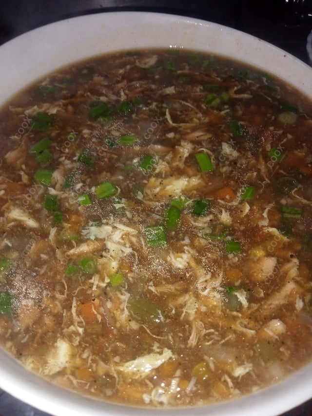 Delicious Chicken Manchow Soup prepared by COOX