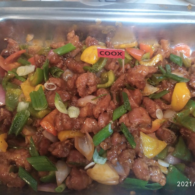 Delicious Chilly Chicken prepared by COOX