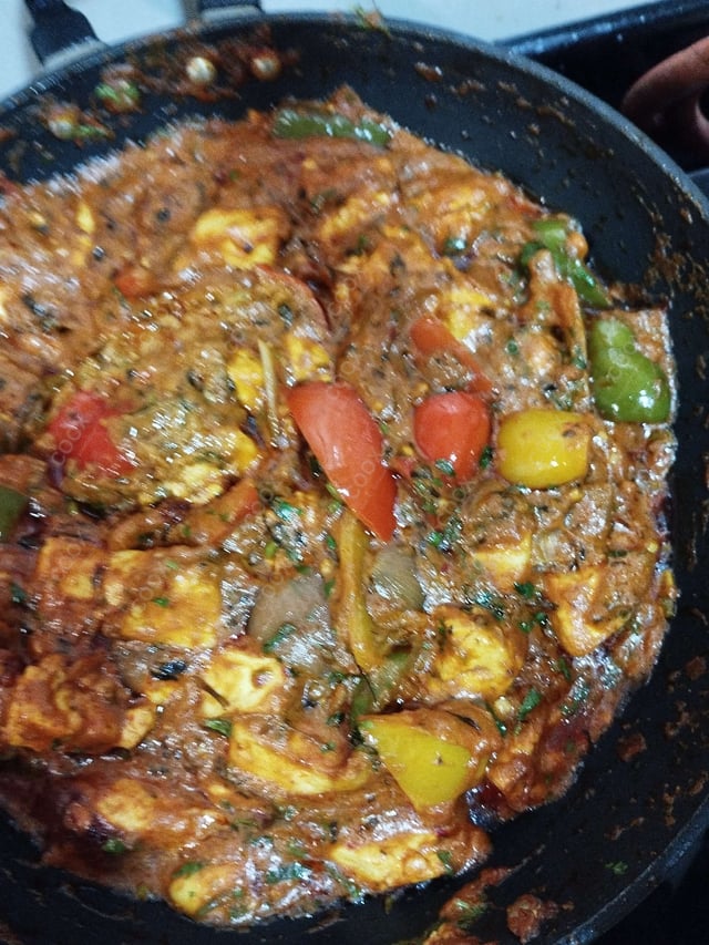 Delicious Kadhai Paneer prepared by COOX