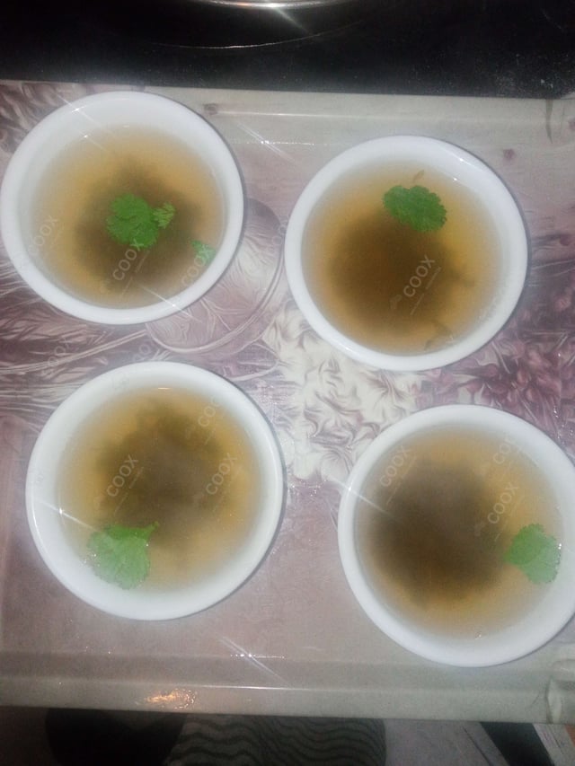 Delicious Lemon Coriander Soup prepared by COOX