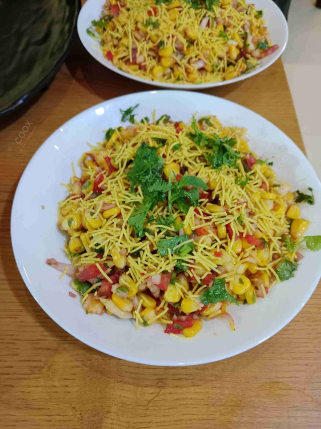 Delicious Corn Chaat prepared by COOX