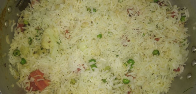 Delicious Veg Pulao prepared by COOX