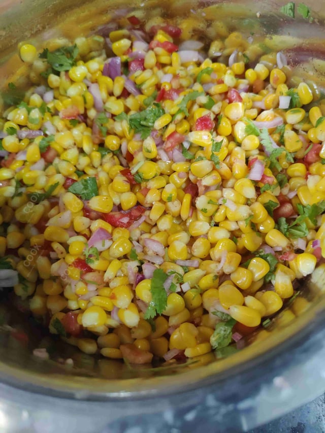 Delicious American Corn Salad prepared by COOX