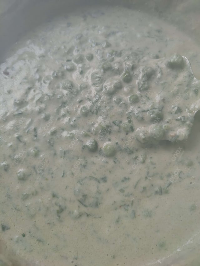 Delicious Methi Matar Malai prepared by COOX