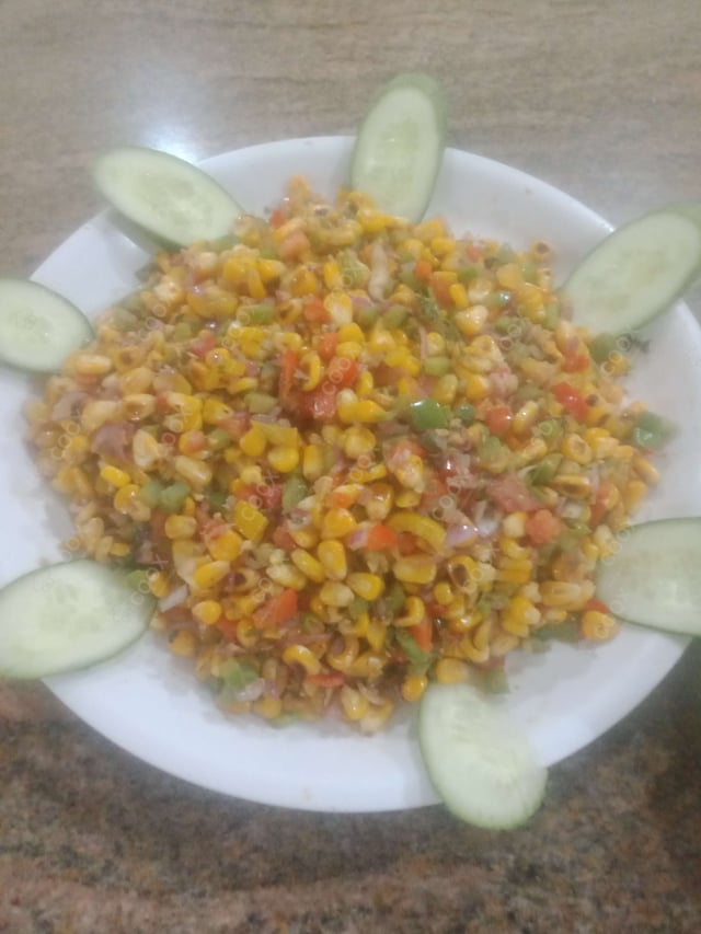 Delicious Corn Chaat prepared by COOX