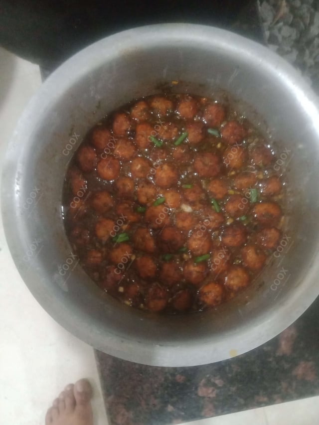 Delicious Veg Manchurian (Gravy) prepared by COOX