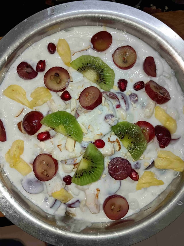 Delicious Fruit Cream prepared by COOX