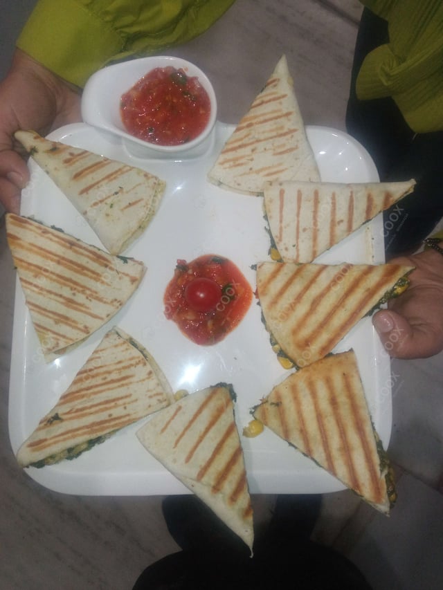 Delicious Veg Quesadillas prepared by COOX