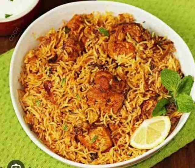 Delicious Chicken Biryani prepared by COOX