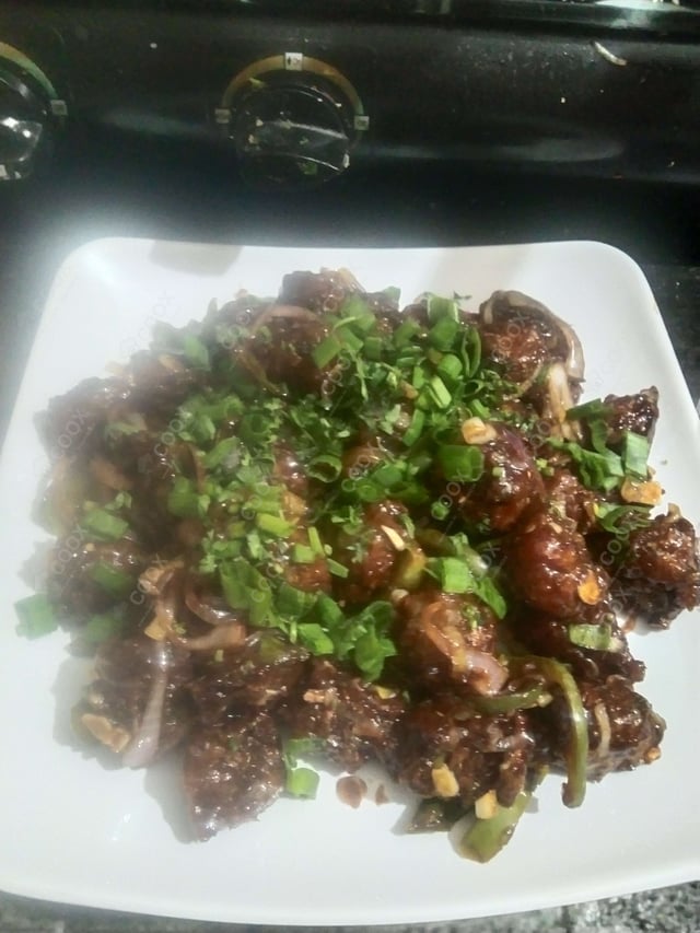 Delicious Veg Manchurian (Dry) prepared by COOX