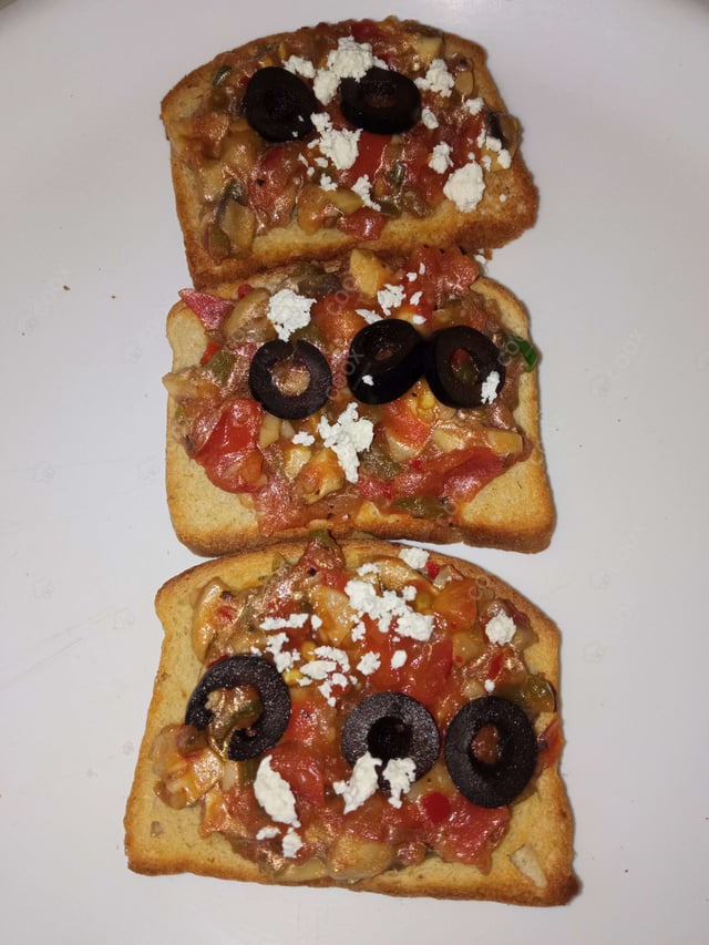 Delicious Tomato Mushroom Bruschetta prepared by COOX