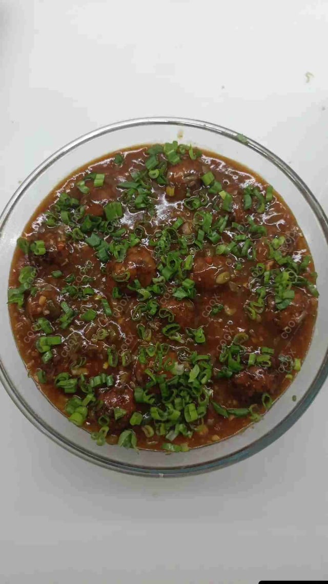 Delicious Veg Manchurian (Gravy) prepared by COOX