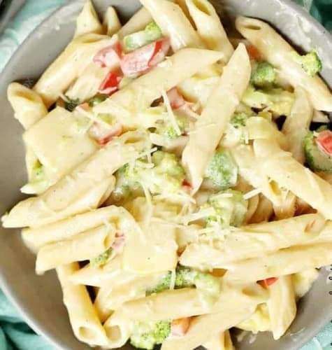 Delicious Pasta in White Sauce prepared by COOX