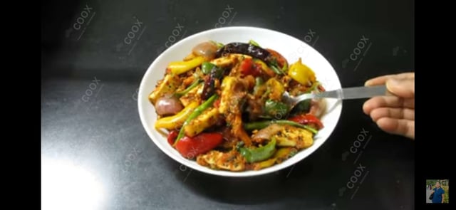 Delicious Veg Jalfrezi prepared by COOX