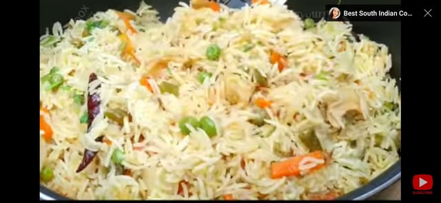 Delicious Veg Pulao prepared by COOX