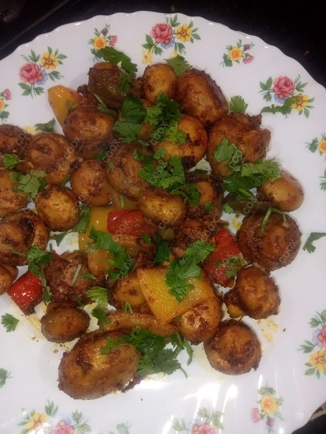 Delicious Mushroom Tikka prepared by COOX