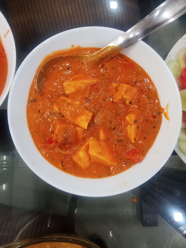 Delicious Kadhai Paneer prepared by COOX