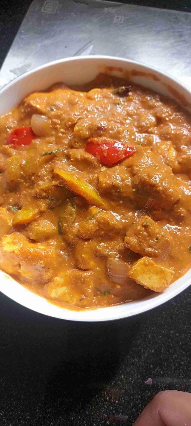 Delicious Kadhai Paneer prepared by COOX