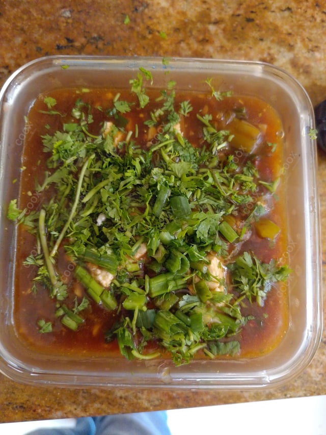 Delicious Chilli Paneer (Gravy) prepared by COOX