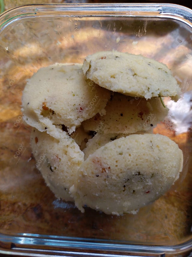 Delicious Rava Idli prepared by COOX