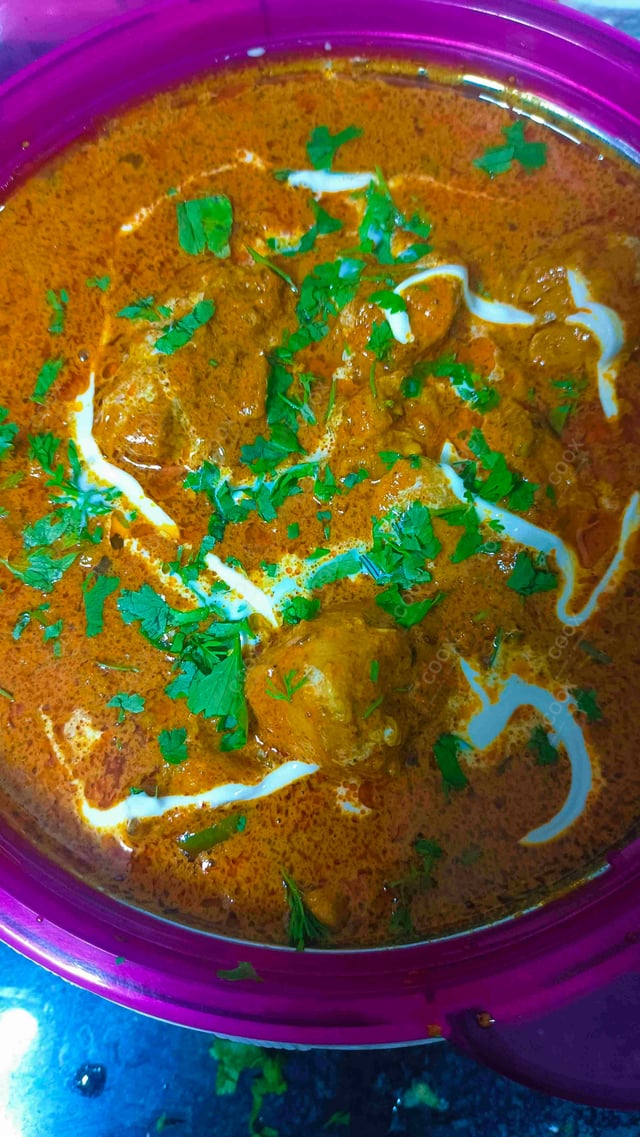 Delicious Kadhai Chicken prepared by COOX