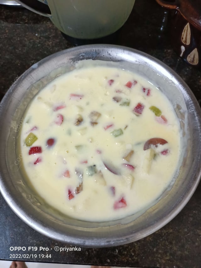 Delicious Fruit Custard prepared by COOX