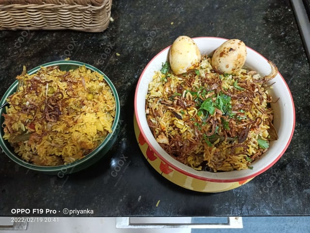 Delicious Egg Biryani prepared by COOX